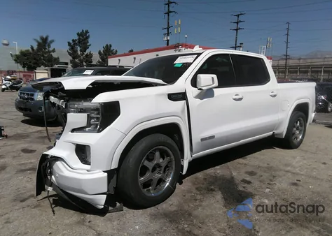 2021 GMC Sierra 1500 2Wd Short Box Elevation from USA, damaged, VIN 3GTP8CED4MG219128